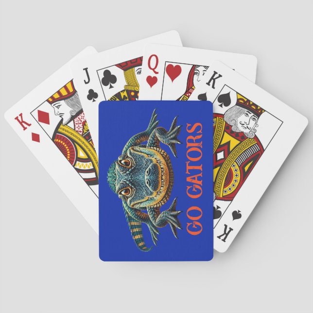 Alligator - Go Gators Poker Cards (Back)