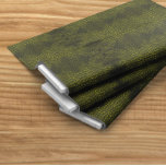 Alligator Gold Color Faux Leather Fabric