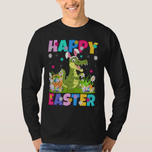 Alligator   Happy Easter Bunny Alligator Easter Su T_Shirt