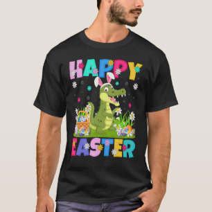 Alligator Happy Easter Bunny Alligator Easter Su T-Shirt