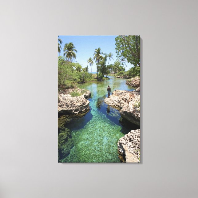 Alligator Hole, Black River Town, Jamaica Canvas Print (Front)