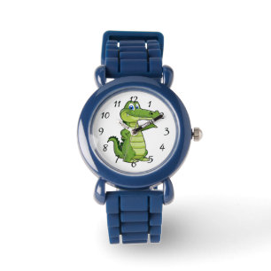 Alligator illustration watch