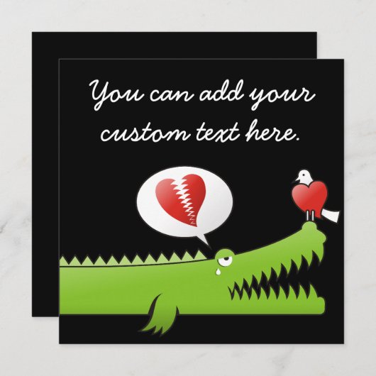 Alligator in Love (Front/Back)