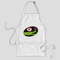 Alligator in Love Adult Apron