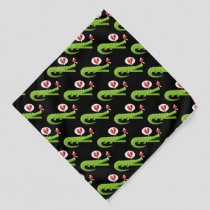 Alligator in Love Bandana