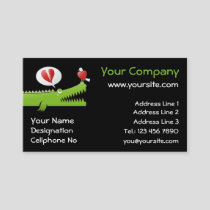Alligator in Love Business Card