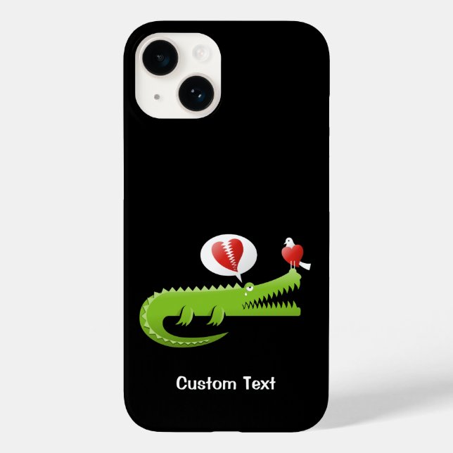 Alligator in Love Case-Mate iPhone Case (Back)
