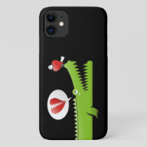 Alligator in Love iPhone 11 Case