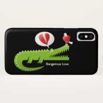 Alligator in Love iPhone X Case