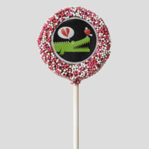 Alligator in Love Chocolate Covered Oreo Pop