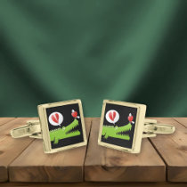 Alligator in Love Cufflinks