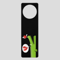 Alligator in Love Door Hanger