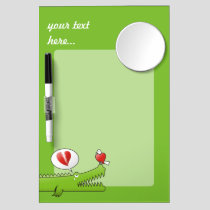 Alligator in Love Dry Erase Board With Mirror