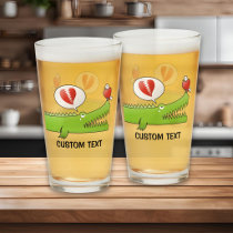 Alligator in Love Glass