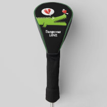 Alligator in Love Golf Head Cover