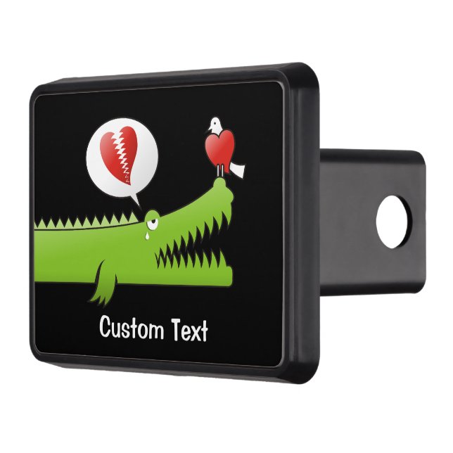 Alligator in Love Hitch Cover (Left)
