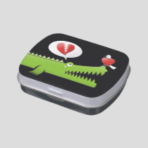 Alligator in Love Jelly Belly Candy Tin