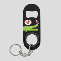 Alligator in Love Keychain Bottle Opener