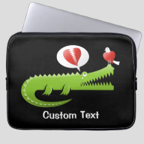 Alligator in Love Laptop Sleeve