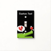 Alligator in Love Light Switch Cover