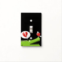 Alligator in Love Light Switch Cover