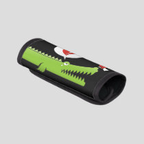 Alligator in Love Luggage Handle Wrap