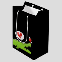 Alligator in Love Medium Gift Bag