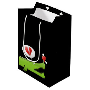 Alligator in Love Medium Gift Bag