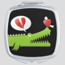 Alligator in Love Mirror For Makeup