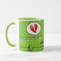 Alligator in Love Mug