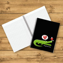 Alligator in Love Notebook