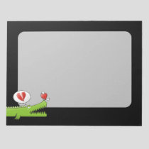 Alligator in Love Notepad