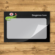 Alligator in Love Paper Pad
