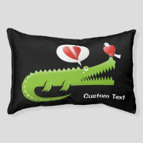 Alligator in Love Pet Bed