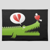 Alligator in Love Placemat