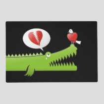 Alligator in Love Placemat