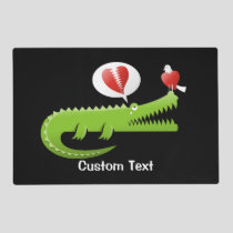 Alligator in Love Placemat