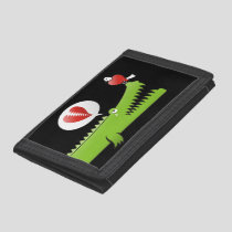 Alligator in Love Trifold Wallet
