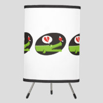 Alligator in Love Tripod Lamp