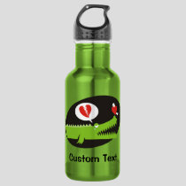 Alligator in Love Water Bottle