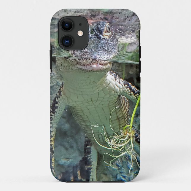 alligator in water Case-Mate iPhone case (Back)