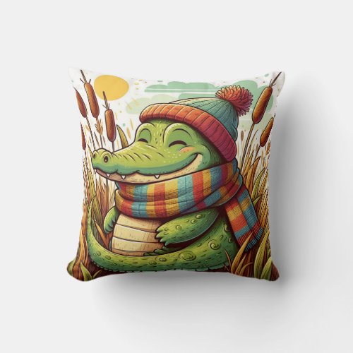 Alligator_Inspired Pillow 