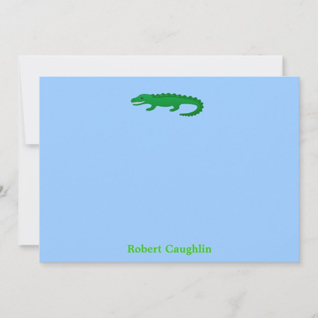 Alligator Invitations/ Notecards (Front)