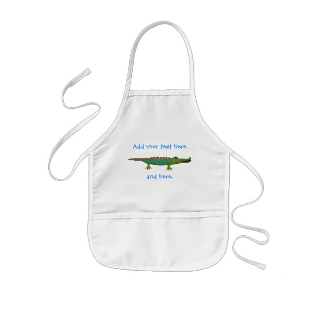 Alligator Kids' Apron (Front)
