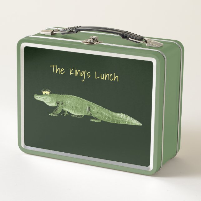 Alligator King Lunch Box (Front)