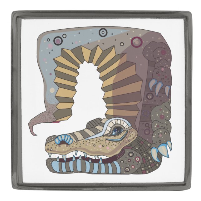 alligator lapel pin (Front)