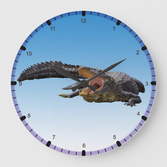 Alligator Large Clock (Front)
