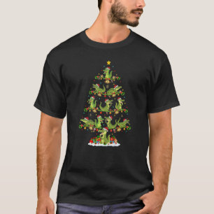 Alligator Lights Xmas Santa Alligator Christmas T T-Shirt