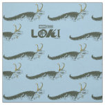 Alligator Loki Illustration Fabric
