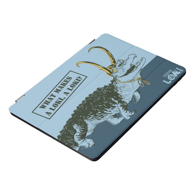 Alligator Loki Illustration iPad Pro Cover (Side)